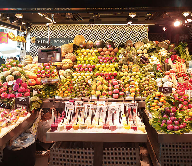 Glutenfree bezlepkové stravovanie La Boqueria na La Rambla
