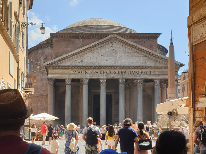 Pantheon v Ríme celiakia