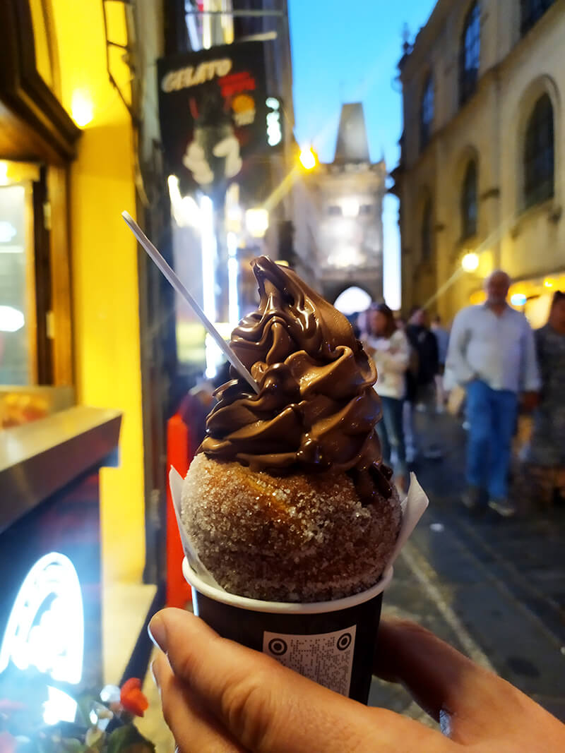 Praha bezlepkový trdelník so zmrzlinou Good Food
